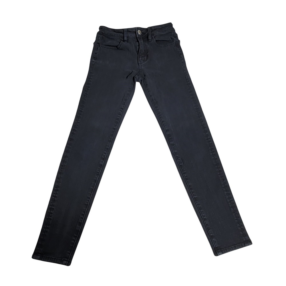 American Eagle 360 Super Stretch Jegging Black Skinny Jeans Womens 00 Short
